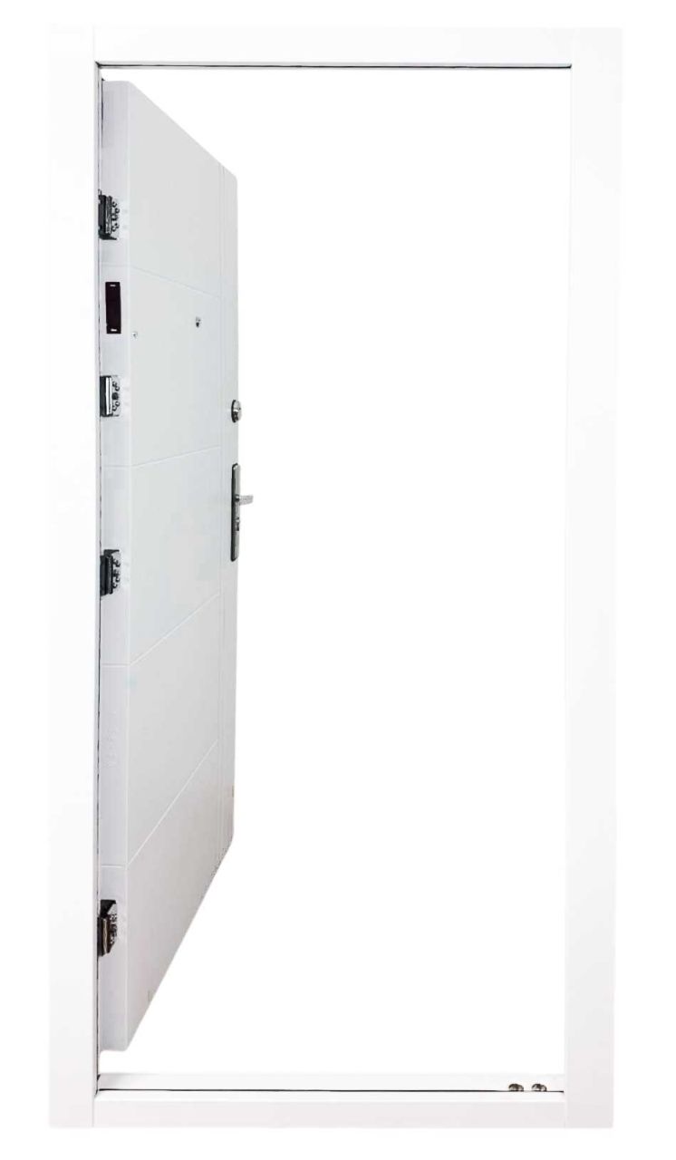 Fehér Terrasec kültéri biztonsági ajtó - Limited White Edition mintával Fehér Terrasec kültéri biztonsági ajtó - Limited White Edition mintával